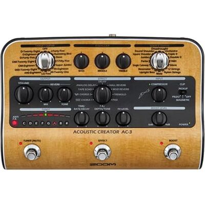 Zoom AC-3, Effektpedal, Schwarz Zoom AC-3, Effektpedal, Schwarz