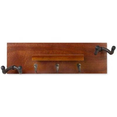 keepdrum Gitarren-Wandhalterung Mahagoni für 2 Gitarren und Zubehör (Bass, E-Gitarre), Instrumentenständer + Halter, Braun keepdrum Gitarren-Wandhalterung Mahagoni für 2 Gitarren und Zubehör (Bass, E-Gitarre), Instrumentenständer + Halter, Braun