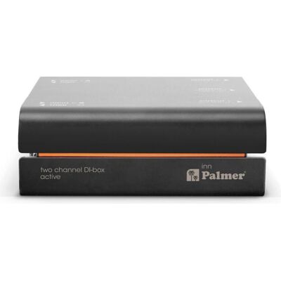 Palmer Audio RIVER inn - Aktive 2-Kanal DI-Box (DI Box), Effektgerät, Schwarz Palmer Audio RIVER inn - Aktive 2-Kanal DI-Box (DI Box), Effektgerät, Schwarz