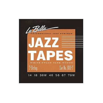 La Bella Jazz Tapes 600-7 - 7-Saiten - Nylon Tape-Wound - Gitarrensaiten La Bella Jazz Tapes 600-7 - 7-Saiten - Nylon Tape-Wound - Gitarrensaiten