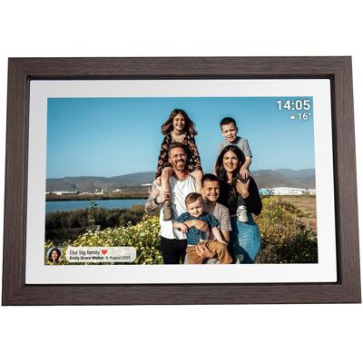 Denver PFF-1040DW 10.1" Digital Photo Frame, Dark Wood (10.10", 1280 x 800 Pixel), Digitaler Bilderrahmen, Braun Denver PFF-1040DW 10.1" Digital Photo Frame, Dark Wood (10.10", 1280 x 800 Pixel), Digitaler Bilderrahmen, Braun