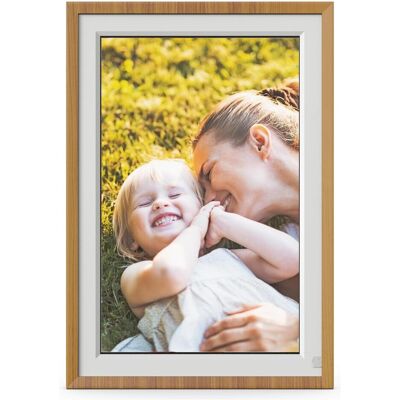 Agfaphoto Digitale Fotolijst mit 10 Zoll Display, Fotoanzeige, Uhr, Kalender und Alarm (10", 1280 x 800 Pixel), Digitaler Bilderrahmen, Weiss, Braun Agfaphoto Digitale Fotolijst mit 10 Zoll Display, Fotoanzeige, Uhr, Kalender und Alarm (10", 1280 x 800 Pixel), Digitaler Bilderrahmen, Weiss, Braun