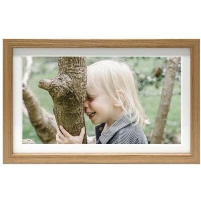 Kodak 15.6 Digital Photo Frame Wi-F- Enabled Wood (15.60", 1920 x 1080 Pixel), Digitaler Bilderrahmen, Braun Kodak 15.6 Digital Photo Frame Wi-F- Enabled Wood (15.60", 1920 x 1080 Pixel), Digitaler Bilderrahmen, Braun