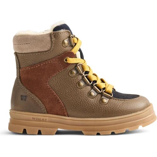 Wheat, Unisex, Boots + Stiefel, Kinder Winterstiefel Toni Hiker Tex, Grün, (34)