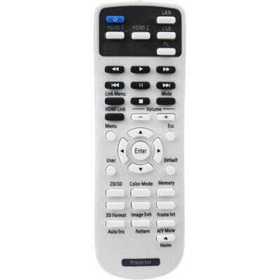Azurano Fernbedienung für EPSON 1650251, 2181830, 1602805 (Fernbedienung), Beamer Zubehör, Schwarz Azurano Fernbedienung für EPSON 1650251, 2181830, 1602805 (Fernbedienung), Beamer Zubehör, Schwarz