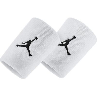 Jordan, Unisex, Schweissband, 2-Pack Jumpman Schweissband, Weiss Jordan, Unisex, Schweissband, 2-Pack Jumpman Schweissband, Weiss