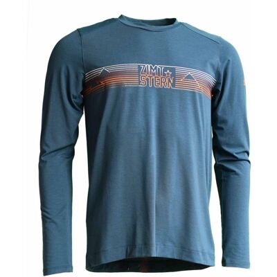 Zimtstern, Herren, Velotrikot, TrailFlowz (S), Blau, S Zimtstern, Herren, Velotrikot, TrailFlowz (S), Blau, S