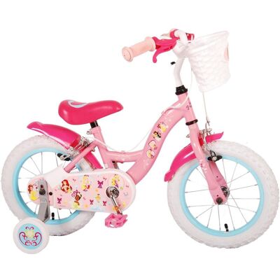 Disney Princess Kinderfiets - 14 Zoll Rosa - Zwei Handbremse Disney Princess Kinderfiets - 14 Zoll Rosa - Zwei Handbremse