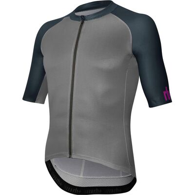 Rh+, Herren, Velotrikot, Genius (S), Grau, S Rh+, Herren, Velotrikot, Genius (S), Grau, S