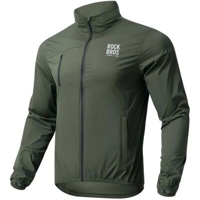 Rockbros, Herren, Velojacke, Wiatrówka rowerowa TLWT002 ROAD TO SKY S - zielona (S), Grün, S Rockbros, Herren, Velojacke, Wiatrówka rowerowa TLWT002 ROAD TO SKY S - zielona (S), Grün, S
