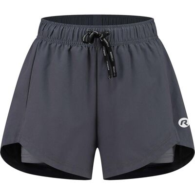Rogelli, Damen, Velohosen, Aya 2-in-1 (XL), Silber, Grau Rogelli, Damen, Velohosen, Aya 2-in-1 (XL), Silber, Grau