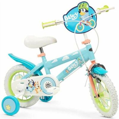 Bluey 12" Kinderrad - Blau Grün - Kinderfahrrad Bluey 12" Kinderrad - Blau Grün - Kinderfahrrad