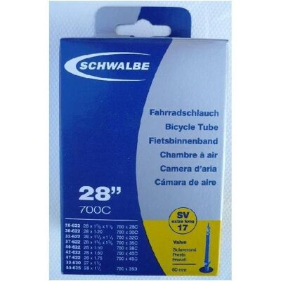 Schwalbe, Veloschlauch, (Presta (SV), 28", 60 mm) Schwalbe, Veloschlauch, (Presta (SV), 28", 60 mm)
