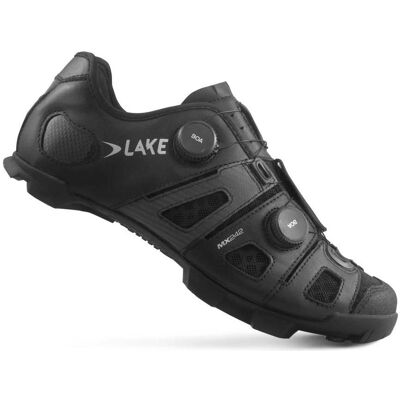 Lake, Herren, Veloschuhe, MX242 (44), Schwarz, Silber Lake, Herren, Veloschuhe, MX242 (44), Schwarz, Silber