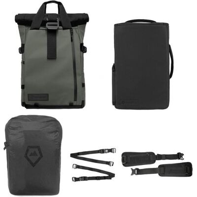 Wandrd THE PRVKE 21 Liter Green Pro Photography Bundle V3 (Fotorucksack, 21 l), Kameratasche, Grün Wandrd THE PRVKE 21 Liter Green Pro Photography Bundle V3 (Fotorucksack, 21 l), Kameratasche, Grün