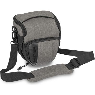 Pedea Kameratasche Gr. M FASHION Foto Tasche mit Regenschutz und Zubehörfächer, hellgrau, Kameratasche, Grau Pedea Kameratasche Gr. M FASHION Foto Tasche mit Regenschutz und Zubehörfächer, hellgrau, Kameratasche, Grau