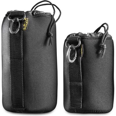 Walimex Objektivbeutel-Set (Objektivtasche), Kameratasche, Schwarz Walimex Objektivbeutel-Set (Objektivtasche), Kameratasche, Schwarz