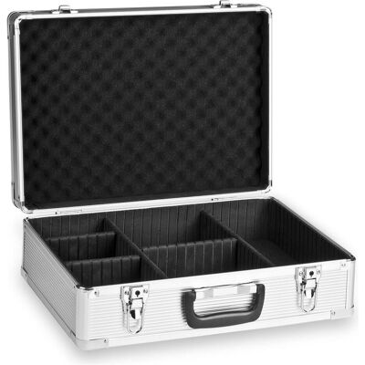 mantona Aluminium Foto Koffer Basic M (Fotokoffer), Kameratasche, Silber mantona Aluminium Foto Koffer Basic M (Fotokoffer), Kameratasche, Silber