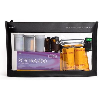 Moment Reusable Travel Film Pouch Medium Black (Objektivtasche), Kameratasche, Schwarz Moment Reusable Travel Film Pouch Medium Black (Objektivtasche), Kameratasche, Schwarz