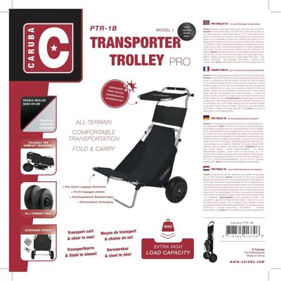 Caruba Pro Trolley I (Fototrolley), Kameratasche, Schwarz Caruba Pro Trolley I (Fototrolley), Kameratasche, Schwarz