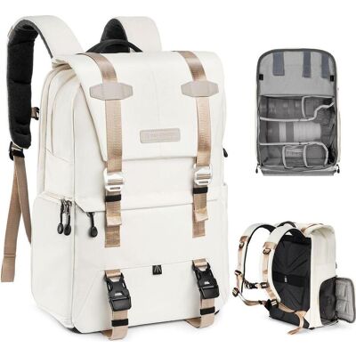 K&F Concept Backpack 20L Urban Wander 01 (Beige) (Fotorucksack, 20 l), Kameratasche, Weiss, Beige K&F Concept Backpack 20L Urban Wander 01 (Beige) (Fotorucksack, 20 l), Kameratasche, Weiss, Beige