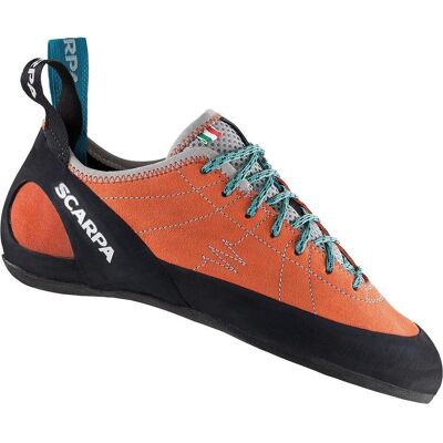 Scarpa Damen Helix Kletterschuhe - Orange/Blau - Kletterschuhe Scarpa Damen Helix Kletterschuhe - Orange/Blau - Kletterschuhe