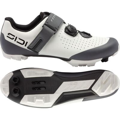 Sidi, Herren, Veloschuhe, Physis - MTB-Schuhe — 47 (47), Weiss, Grau Sidi, Herren, Veloschuhe, Physis - MTB-Schuhe — 47 (47), Weiss, Grau
