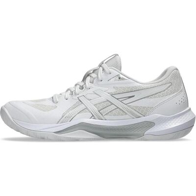 ASICS, Damen, Hallenschuhe, GEL-TACTIC 13 DAMEN (39), Grau, Weiss, Silber ASICS, Damen, Hallenschuhe, GEL-TACTIC 13 DAMEN (39), Grau, Weiss, Silber