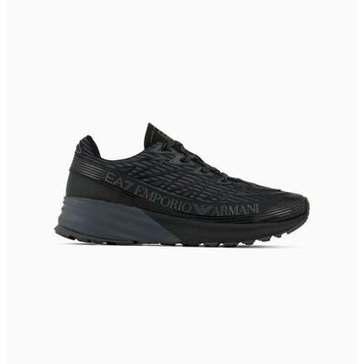Giorgio Armani Emporio Armani, Herren, Laufschuhe, EA7 Crusher Distance Trail-Schuhe (44), Schwarz, Grau, Silber Giorgio Armani Emporio Armani, Herren, Laufschuhe, EA7 Crusher Distance Trail-Schuhe (44), Schwarz, Grau, Silber