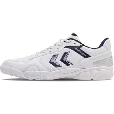 HUMMEL Herren Indoor-Schuhe COURT CONTROL II - Weiß - Hallenschuhe HUMMEL Herren Indoor-Schuhe COURT CONTROL II - Weiß - Hallenschuhe