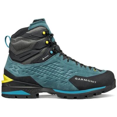 Garmont, Herren, Wanderschuhe, Ascent Evo GTX (41, 41.5), Blau, Gelb, Türkis, Grau Garmont, Herren, Wanderschuhe, Ascent Evo GTX (41, 41.5), Blau, Gelb, Türkis, Grau