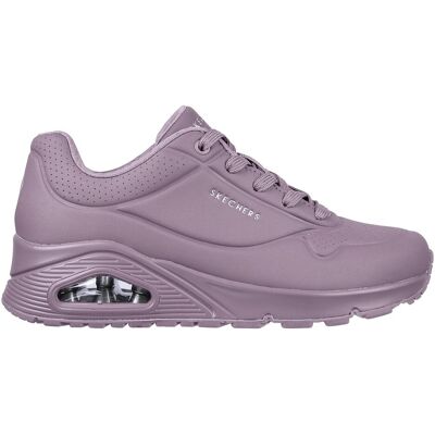 Skechers Damen, Sneakers, Uno, Grau, Silber, (37.5) Skechers Damen, Sneakers, Uno, Grau, Silber, (37.5)