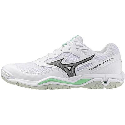 Mizuno Unisex, Hallenschuhe, Wave Phantom 3 (46.5), Weiss Mizuno Unisex, Hallenschuhe, Wave Phantom 3 (46.5), Weiss