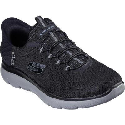 Skechers Herren, Sneakers, 232457, Grau, Schwarz, (41) Skechers Herren, Sneakers, 232457, Grau, Schwarz, (41)