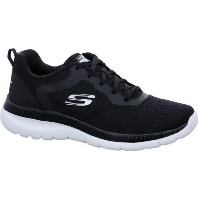 Skechers Damen, Sneakers, Bountiful, Schwarz, (39) Skechers Damen, Sneakers, Bountiful, Schwarz, (39)