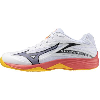 Mizuno Unisex, Hallenschuhe, Thunder Blade Z (45), Weiss Mizuno Unisex, Hallenschuhe, Thunder Blade Z (45), Weiss