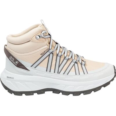 Jack Wolfskin, Damen, Wanderschuhe, Wild Hike Texapore Mid (37.5), Weiss Jack Wolfskin, Damen, Wanderschuhe, Wild Hike Texapore Mid (37.5), Weiss