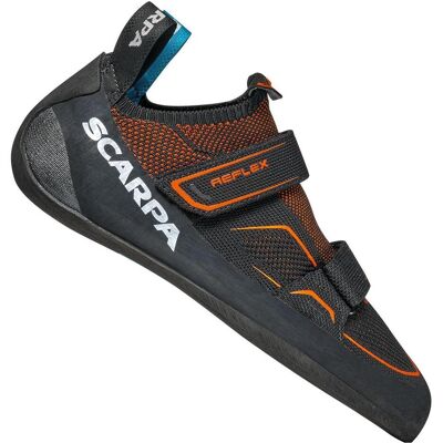 Scarpa, Herren, Kletterschuhe, Flache Reflex V Kletterschuhe (35.5), Rot, Grau, Schwarz Scarpa, Herren, Kletterschuhe, Flache Reflex V Kletterschuhe (35.5), Rot, Grau, Schwarz