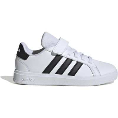 Adidas Jungen, Sneakers, GRAND COURT 2.0 SHOES Children Schuhe, Cloud white/core black/Cloud white, 28 EU, Weiss, (28) Adidas Jungen, Sneakers, GRAND COURT 2.0 SHOES Children Schuhe, Cloud white/core black/Cloud white, 28 EU, Weiss, (28)