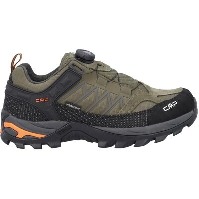 CMP Campagnolo, Herren, Wanderschuhe, Rigel Low Fitgo Trekking Shoes WP (42), Schwarz, Grün CMP Campagnolo, Herren, Wanderschuhe, Rigel Low Fitgo Trekking Shoes WP (42), Schwarz, Grün