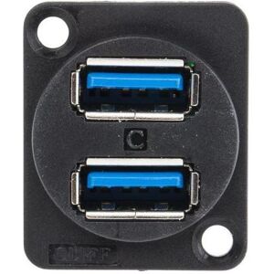 RS PRO Xlr Dual Usb3 Csk Holes, Elektronikkabel + Stecker RS PRO Xlr Dual Usb3 Csk Holes, Elektronikkabel + Stecker