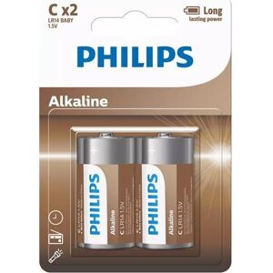 Philips ALKALINE PILA C LR14 BLISTER*2 (2 Stk., R14), Batterien + Akkus Philips ALKALINE PILA C LR14 BLISTER*2 (2 Stk., R14), Batterien + Akkus