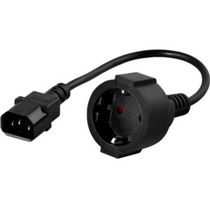 Powerwalker IEC Schutzkontakt Adapterk. C14 - CEE 7/3 (Typ F), USV Zubehör Powerwalker IEC Schutzkontakt Adapterk. C14 - CEE 7/3 (Typ F), USV Zubehör