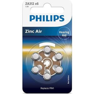 Philips Akku ZA312B6A/00 (6 Stk., 160 mAh), Batterien + Akkus Philips Akku ZA312B6A/00 (6 Stk., 160 mAh), Batterien + Akkus