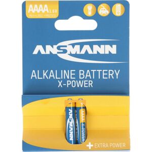 Ansmann AAAA Alkaline Batterie LR61 AAAA 41,5 x 8,3mm im 2er Pack (2 Stk., AAAA / LR61 / LR8D425 / R61 / Mini), Batterien + Akkus Ansmann AAAA Alkaline Batterie LR61 AAAA 41,5 x 8,3mm im 2er Pack (2 Stk., AAAA / LR61 / LR8D425 / R61 / Mini), Batterien + Akkus