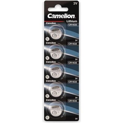 Camelion CR1632 Lithium Batterie - 5 Stücke Camelion CR1632 Lithium Batterie - 5 Stücke
