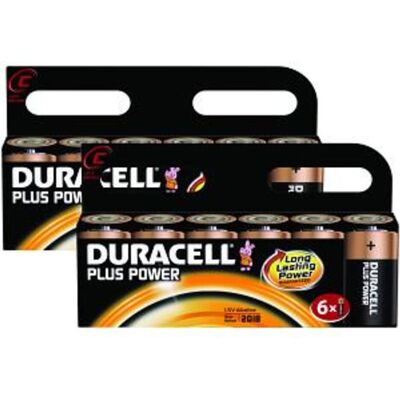 Duracell Plus C Size 12 Pack (12 Stk., C), Batterien + Akkus Duracell Plus C Size 12 Pack (12 Stk., C), Batterien + Akkus