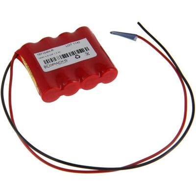XCell Notleuchtenakku NiMH 4,8V 1500mAh F1x4 Mignon AA mit 200mm Kabel ersetzt 4,8 V Akku (1 Stk., Akku), Akku Ladegerät XCell Notleuchtenakku NiMH 4,8V 1500mAh F1x4 Mignon AA mit 200mm Kabel ersetzt 4,8 V Akku (1 Stk., Akku), Akku Ladegerät