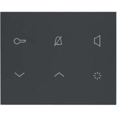 Elcom ELCO REA114Y Innenstat. Audio 2D anthrazit matt TOUCH, Elektronikzubehör + Gehäuse, Grau Elcom ELCO REA114Y Innenstat. Audio 2D anthrazit matt TOUCH, Elektronikzubehör + Gehäuse, Grau