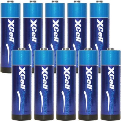 XCell Batterie Typ AA (Mignon), LR06, Alkaline, 1,5V, 10er Set (10 Stk., AA), Batterien + Akkus XCell Batterie Typ AA (Mignon), LR06, Alkaline, 1,5V, 10er Set (10 Stk., AA), Batterien + Akkus